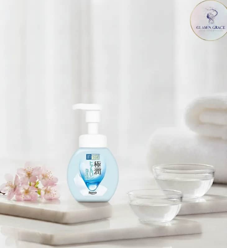 Rohto Hada Labo Gokujyun Hyaluronic Acid Foaming Face Wash