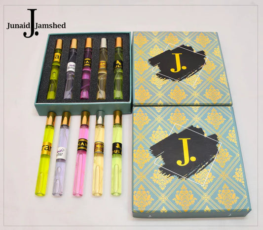 Pack of 5 J Dot Perfume Tester 35 ML Vol 4 (Janan - Zarar - Ruler - Khumar - Oud Qadim)